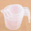 Herramientas para hornear 250/500/1000 ml cocina plástico de alta calidad taza medidora con escala