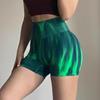 Pantalones de Fitness Arcoíris Tie-Dye Llama para Mujer Ajustados de Entrenamiento Deportivos Aurora Correr Cintura Alta Cadera de Durazno Pantalones Cortos de Yoga