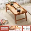Mesa de Té Tatami de Piso Estilo Japonés, Mesa Pequeña Plegable para Ventana para Alféizar de Ventana de Dormitorio en Casa