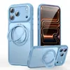Funda para iPhone 18 Pro Aplicable en Amazon, Soporte Magnético Giratorio de Engranaje con Amortiguación, Carcasa Pivotante para Apple 17