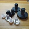 Uñas de Pie, Protectores para Patas de Muebles, Protectores de Plástico Negro para Patas de Mesa y Silla de Interior de Banco, Protectores Protectores, Almohadillas Inferiores Silenciosas Antideslizantes, Tapones de Goma