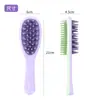 Cepillo de Champú Doble Cara Transfronterizo Nuevo Mango de Correa de Dientes de Nylon de Silicona para Masaje del Cabello Cuero Cabelludo Cepillo Masajeador de Doble Uso