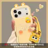 Lanyard de Muñeco Bob Esponja Adecuado para Funda de Teléfono Apple 16 Pro Max iPhone 17 Silicona 15 Lindo Soporte