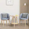 Conjunto de mesa de chá e cadeiras para varanda, novo modelo 2025, pequena mesa redonda para chá para escritório de vendas, negociação e recepção, uma mesa e duas cadeiras