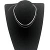 Europa y Estados Unidos joyería transfronteriza accesorios de moda creativos tendencia temperamento moda femenina collar de cuchilla de cuentas redondas de doble metal