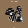 Chapéu Gorro Quente de Outono e Inverno para Bebês Meninas Chapéu de Lã Chapéu de Tricô Cachecol Masculino Proteção de Orelha Espessada Chapéu Infantil Tudo-em-Um