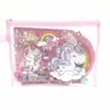 Sanrio Family Papelaria Fofa Cinnamoroll, My Melody, Pompompurin, Kuromi Bolsa com Zíper Conjunto de Lápis e Caderno