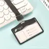 Liga de alumínio licença de trabalho conjunto de cartões de certificado metálicos cordão listagem certificado de trabalho crachá de placa de licença de trabalho do funcionário design da página interna