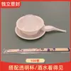 Juego de Cuatro Piezas de Vajilla Desechable de Cáscara de Arroz, Juego de Tazón y Palillos, Restaurante Banquete Camping Ecológico Biodegradable Espesado Grado Alimenticio