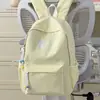 Mochila de nailon de color liso de alta moda 2026, bolsa de secundaria moderna y ligera con gran capacidad