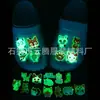 Novos sapatos com buracos de gatinho luminosos flor de sapato flor de sapato de PVC fivela de sapato acessórios diy acessórios decorativos transfronteiriços em estoque atacado