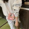Mini monedero de lana de cordero con forma de conejito para niñas, nuevo de otoño e invierno, retro, versátil, transfronterizo, bolso cruzado infantil