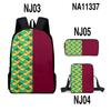 Animação 3D Cross-border do que você bonito Blade Schoolbag Crossbody Bag Pencil Bag Mochila de personagem impressa de três peças
