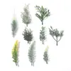Estilo Nórdico Rama de Pino Artificial Planta en Maceta Accesorios Bonsái Decoración del Hogar Adornos Micro Paisaje Combinación de Plantas Verdes Materiales de Decoración