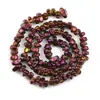 Directo de fábrica 4-8 piedra negra con cuentas moldeadas chapadas en mineral negro cuentas sueltas accesorios para pulsera collar DIY venta al por mayor de cuentas