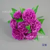 Ramo de Claveles Artificiales para Decoración del Hogar, Ramo Más Vendido en Amazon, Arreglo para Ambiente Festivo, Flores de Seda