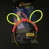 Combinação de Acessórios Glow Stick, Presilhas de Cabelo, Óculos de Caveira em Formato de Coração, Suporte para Lanterna, Conector Triplo, Design DIY