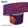 Cinta de listón con hilo al por mayor de fábrica cinta decorativa de Halloween cinta para envolver regalos de joyería patrón cinta para caja de regalo