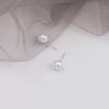 Pendientes de Plata de Imitación 925 con Aguja de Plata de Imitación y Perla Artificial Versátiles Venta Directa de Fábrica Venta al por Mayor Nuevos Pendientes de Perla de Primavera