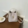 Bolso cubo tejido de gran capacidad transfronterizo para mujer, nuevo bolso cruzado de moda 2026, bolso de mano y bolso de hombro versátil vintage