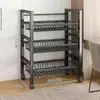 Estante de Almacenamiento para Cocina Dormitorio Cesta Gruesa para Frutas y Verduras del Hogar Estante de Almacenamiento Malla Multifuncional Estante de Almacenamiento Estante de Almacenamiento