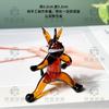 Burro de Kung Fu Divertido Cerámica Zibo Artesanías Decoraciones Decorativas de Escritorio Hechas a Mano Lindas Inteligentes Populares en Internet Regalo