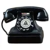 Adornos de Teléfono Retro Antiguo Modelo de Disco de Marcación Fijo Teléfono Fijo República de China Objetos Viejos Nostálgicos Atrezo de Película