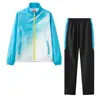 Traje Deportivo de Primavera y Otoño Transfronterizo para Hombres y Mujeres Chaqueta de Manga Larga Estudiante Deportivo Uniforme Escolar Uniforme de Grupo Estampado Venta al por Mayor