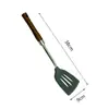Fabricantes de origen acero inoxidable 304 silicona antiadherente sartén espátula de cocina cuchara espátula para freír espátula cuchara cuchara cuchara colador cocina casera