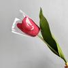 Simulação de tulipa flor casamento transfronteiriço casa hotel decoração suave mini toque hidratante tulipa