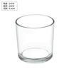 Vaso de vidrio transparente para aromaterapia de uso doméstico, alto valor de color, grueso, fabricantes al por mayor, embalaje para decoración de vidrio para el hogar