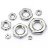 Acero Inoxidable 304 Tuercas Planas de Rosca Fina Tornillos y Pernos al por Mayor Tuercas Hexagonales Finas Especiales M8/M10/M20/M30