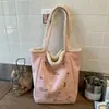 Bolso Transfronterizo para Mujer Otoño e Invierno 2026 Bolso de Hombro Retro de Textura de Alta Calidad Gran Capacidad Bolso Cubo de Felpa de Moda Bolso Peludo