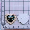 Serie Estilo Pequeño Chanel Etiquetas con Forma de Corazón, Imanes para Nevera de Flores Rosas, Hebillas para Zapatos, Pinzas para el Cabello, Pegatinas DIY para Fundas de Teléfono con Pegamento Crema
