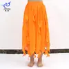 Ropa de danza del vientre falda ropa de práctica de baile actuación falda de gasa danza india falda de gran vuelo ropa de actuación en escenario falda