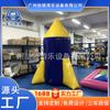 Búnker inflable de PVC para tiro con paintball con flechas de ataque y defensa con arco CS real. Búnker de paintball.