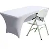 Funda Elástica para Mesa de Conferencias de Hotel, Funda Elástica para Mesa con Forma de Arco, Mantel Sencillo para Banquetes de Bodas al Aire Libre