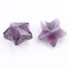 Agujero de 14 mm estrella de cinco puntas estrella de cristal de colores colgante de cristal al por mayor DIY joyería para cortinas accesorios para el cabello