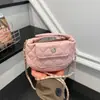 Cadena Rombo Diseño de Comercio Exterior Invierno 2025 Nuevo Estilo Lujo Ligero Moda Versátil Simple Bolso de Hombro Cruzado