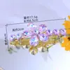Pasador de Pelo de Mariposa con Pedrería Lindo Pasador de Flor al por Mayor para la Parte Posterior de la Cabeza de Mujer Accesorios para el Cabello Transfronterizos Tocado Pinza de Primavera