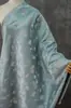 [Jinmengyouhua] Novo Jacquard Imitando Brocado Song Chinoiserie Tecido Cheongsam Estilo Chinês Colete Dinastia Han Traje Tang Tecido Tingido em Fio