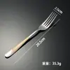 Juego de cubiertos de acero inoxidable transfronterizo Diamante estrella cuchillo para bistec tenedor de postre cuchara mango chapado en oro caja de regalo cuatro piezas principales para comida occidental