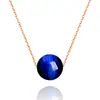 Colar de prata s925 feminino Pérola Zhao Liying mesma joia corrente clavícula ano do porco contas giratórias pedra natural joias de prata