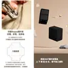 Mesita de noche para dormitorio con almacenamiento, con dos cajones, un diseño ultradelgado y un estilo moderno y minimalista