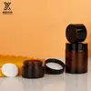 Em estoque Frasco marrom de 30g para creme Frasco para loção Frasco para creme facial Frasco para creme para os olhos Frasco marrom vazio de vidro Sub-frasco para cosméticos