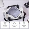 Bolso de Mano para Viajes Cortos de Papel Dupont de Gran Capacidad Impermeable de Hombro Cruzado Multifuncional Bolsa de Yoga Ligera Bolsa de Yoga
