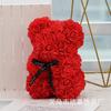 [Atacado da Fonte] Dia dos Namorados Urso Rosa Eterna Enviar Namorada 25cm Urso de Flor de Espuma Pacote Presente Criativo