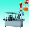 Línea de Producción de Llenado de Líquidos Orales 10 ml Equipo de Llenado de Líquidos Orales Automático Máquina de Llenado y Tapado de 200 ml