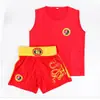 Venta al por mayor de fábrica estampado en caliente ropa Sanda para adultos ropa de entrenamiento para actuaciones de artes marciales personalizada para hombres y mujeres ropa de boxeo y lucha