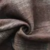 Tecido de lã xadrez bege-azul tricolor, material para roupas de tricô, tecido quente para casaco de outono e inverno, tecido de lã xadrez